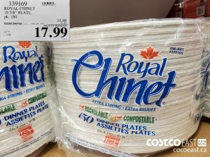 339169
ROYAL CHINET 10 3/8" PLATE pk. 150 
($5.00 INSTANT SAVINGS EXPIRES ON 2021-05-23)
$7.99