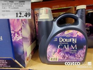 1510998
DOWNY INFUSION CALM LAVENDER and VANILLA 3.40 L 170 washloads ; 
($3.50 INSTANT SAVINGS EXPIRES ON 2021-05-30)
$12.49