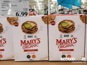205208
MARY'S ORGANIC CRACKER 566 g 
($2.00 INSTANT SAVINGS EXPIRES ON 2021-05-23)
$6.99