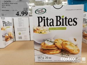 242470
SENSIBLE PORTIONS PITA BITES 567 g 
($2.00 INSTANT SAVINGS EXPIRES ON 2021-05-30)
$4.99