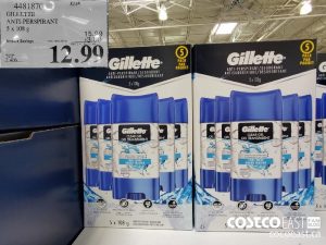 4481870
GILLETTE  ANTI-PERSPIRANT 5 x 108g  
($3.00 INSTANT SAVINGS EXPIRES ON 2021-05-30)
$12.99