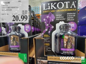 520196
LAKOTA JOINT CARE FORMULA 300 CAPSULES 
($6.00 INSTANT SAVINGS EXPIRES ON 2021-05-23)
$20.99