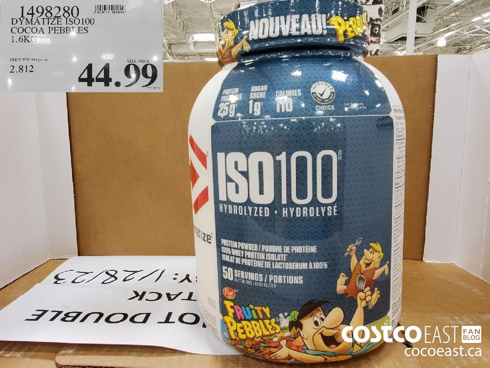 1498280 DYMATIZE ISO100 COCOA PEBBLES 1.6KG $44.99