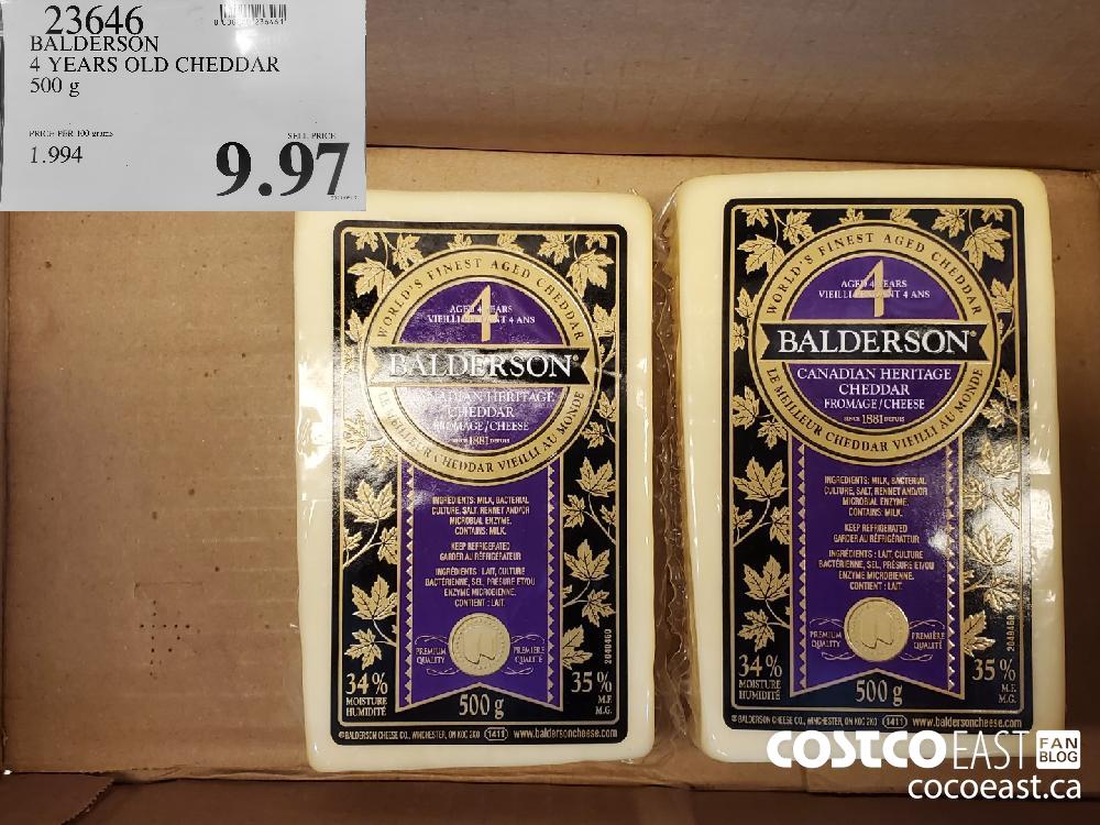 23646 BALDERSON 4 YEARS OLD CHEDDAR 500 g $9.97
