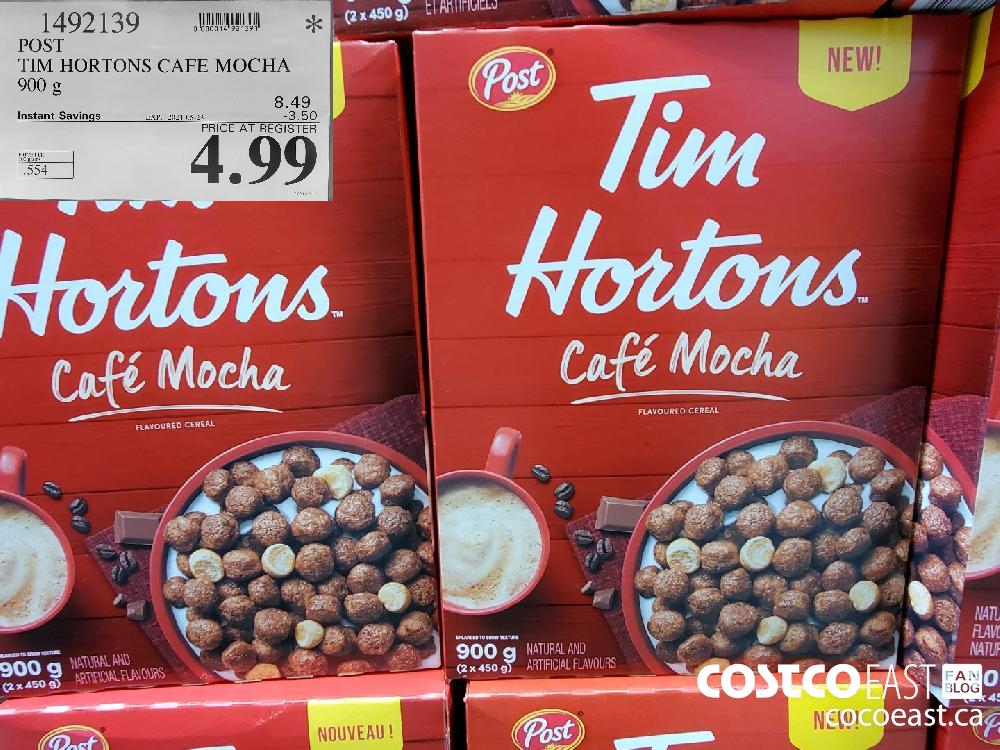 1492139 POST TIM HORTONS CAFE MOCHA 900 G ($3.50 INSTANT SAVINGS EXPIRES ON 2021-05-23) $4.99