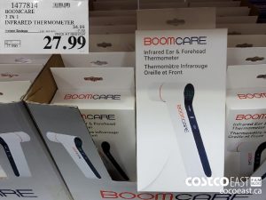 1477814
BOOMCARE 3 IN 1 INFRARED THERMOMETER 
($7.00 INSTANT SAVINGS EXPIRES ON 2021-06-06)
$27.99