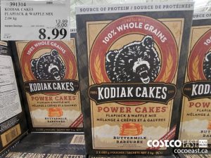 391314
KODIAK CAKES FLAPJACK & WAFFLE MIX 2.04 kg  
($5.00 INSTANT SAVINGS EXPIRES ON 2021-05-30)
$8.99