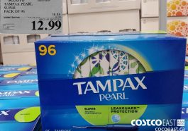 905810TAMPAX PEARL SUPER PACK OF 96 ($4.00 INSTANT SAVINGS EXPIRES ON 2021-05-30)$12.99