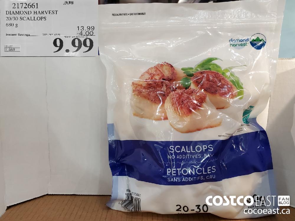 2172661 DIAMOND HARVEST 20/30 SCALLOPS 680 G ($4.00 INSTANT SAVINGS EXPIRES ON 2021-05-30) $9.99