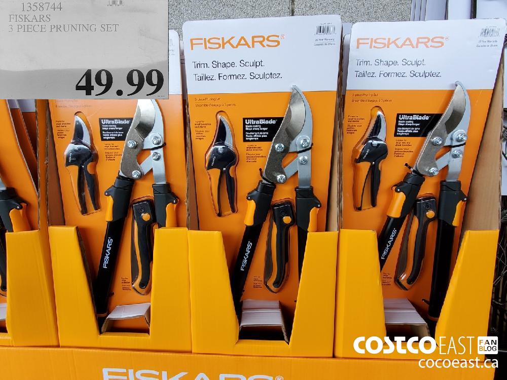 1358744 FISKARS 3 PIECE PRUNING SET $49.99