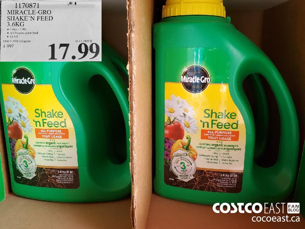1170871 MIRACLE-GRO SHAKE'N FEED 3.6KG $17.99