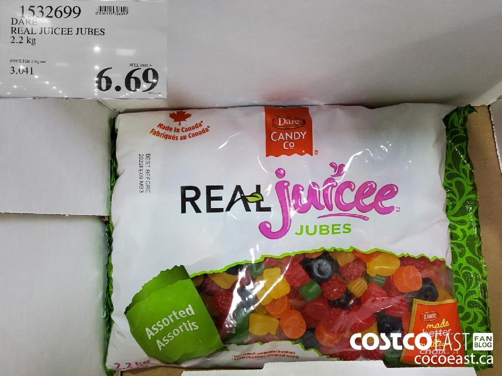 1532699 DARE REAL JUICEE JUBES 2.2 kg $6.69