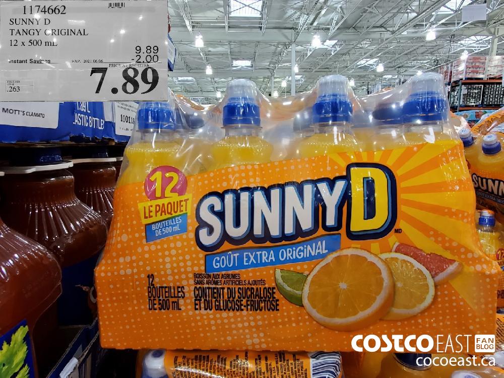 1174662 SUNNY D TANGY ORIGINAL 12 x 500 ML ($2.00 INSTANT SAVINGS EXPIRES ON 2021-06-06) $7.89