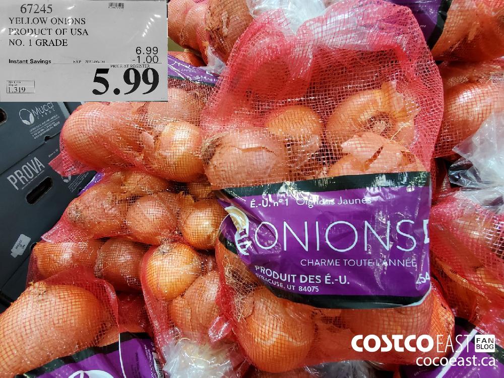 67245 YELLOW ONIONS PRODUCT OF USA NO. 1 GRADE ($1.00 INSTANT SAVINGS EXPIRES ON 2021-06-10) $5.99