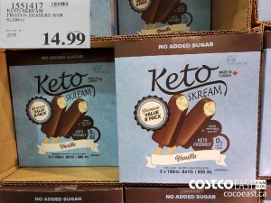 1551417
KETO SKREAM FROZEN DESSERT BAR 8 x 100mL 
$14.99