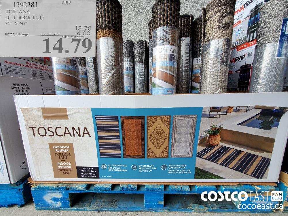 1392281 TOSCANA OUTDOOR RUG 30" X 60" ($4.00 INSTANT SAVINGS EXPIRES ON 2021-06-20) $14.79
