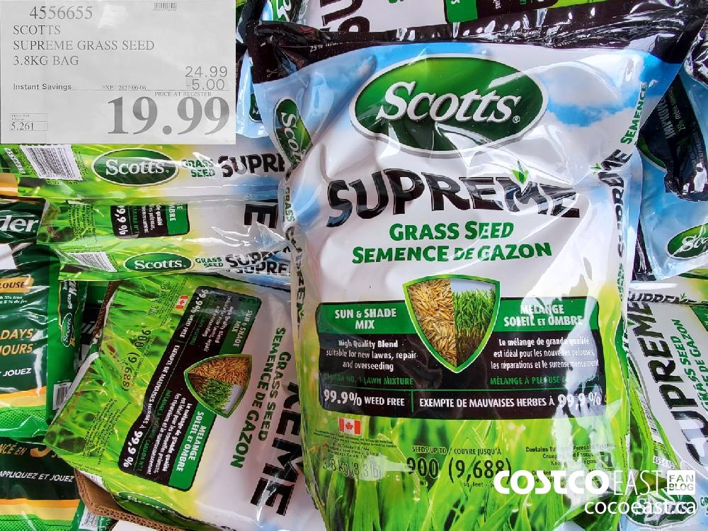 4556655 SCORTS SUPREME GRASS SEED 3.8KG BAG ($5.00 INSTANT SAVINGS EXPIRES ON 2021-06-06) $19.99