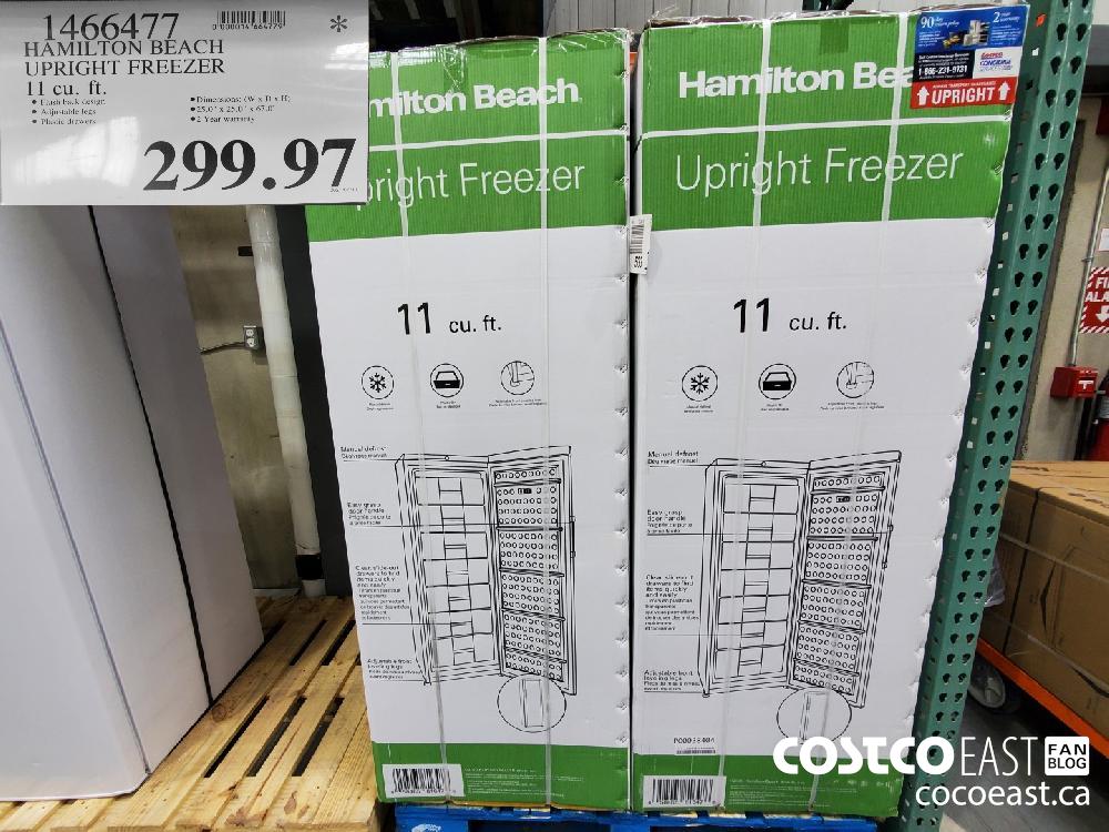 costco hamilton beach upright freezer with drawers