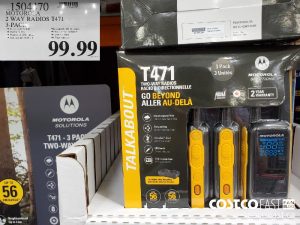 1504470
MOTOROLA 2 WAY RADIOS T471 3 PACK 
$99.99