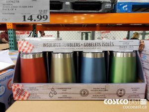 1376278
MANNA INSULATED TUMBLERS PACK OF 4 
($5.00 INSTANT SAVINGS EXPIRES ON 2021-06-20)
$14.99