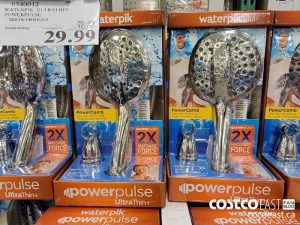 6340012
WATERPIK ULTRATHIN POWERPULSE ~ SHOWERHEAD 
($10.00 INSTANT SAVINGS EXPIRES ON 2021-06-20)
$29.99