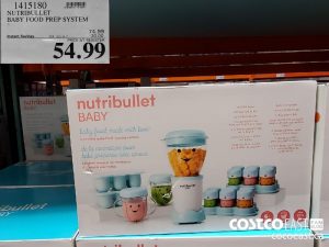 1415180
 NUTRIBULLET  BABY FOOD PREP SYSTEM 
($20.00 INSTANT SAVINGS EXPIRES ON 2021-06-17)
$54.99