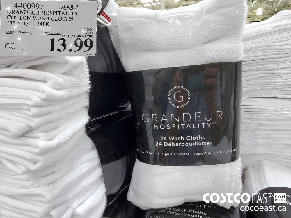 Grandeur hospitality washcloths hot sale