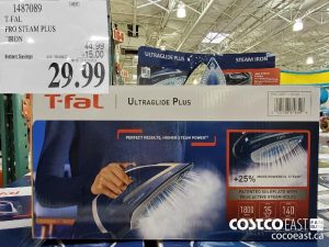 1477089
T-FAL PRO STEAM PLUS “IRON 
($15.00 INSTANT SAVINGS EXPIRES ON 2021-06-27)
$29.99