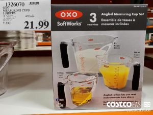 1326070
OXO MEASURING CUPS 3 PIECES 
$21.99