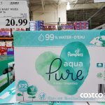 1504427PAMPERS AQUA PURE BABY WIPES 12 PACKS OF 56 ($6.00 INSTANT SAVINGS EXPIRES ON 2021-06-27)$20.99