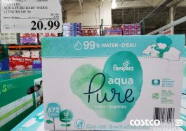 1504427PAMPERS AQUA PURE BABY WIPES 12 PACKS OF 56 ($6.00 INSTANT SAVINGS EXPIRES ON 2021-06-27)$20.99