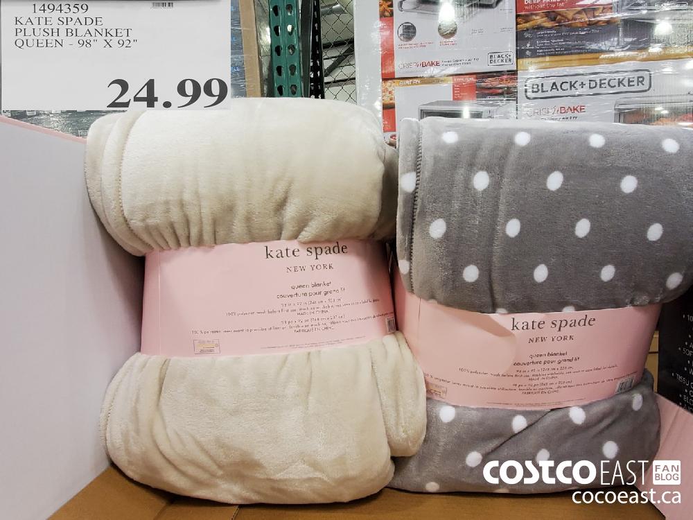 1494359 kate spade plush blanket queen 98 x 92 24 99 - Costco East Fan Blog