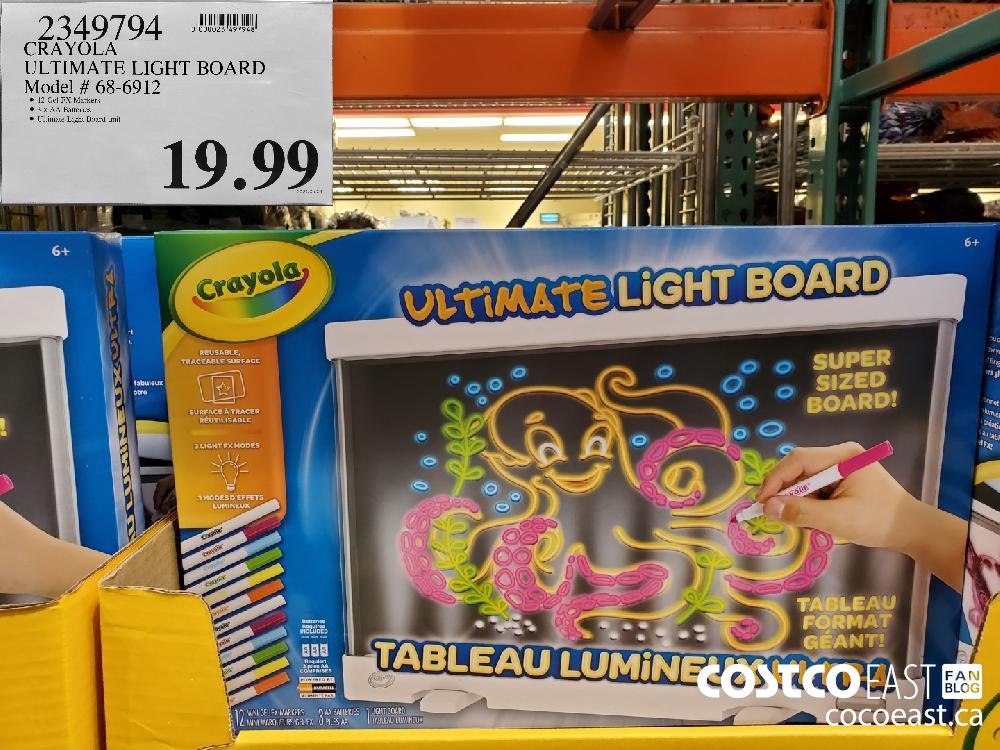 2349794 crayola ultimate light board model 68 6912 19 99 - Costco East Fan  Blog