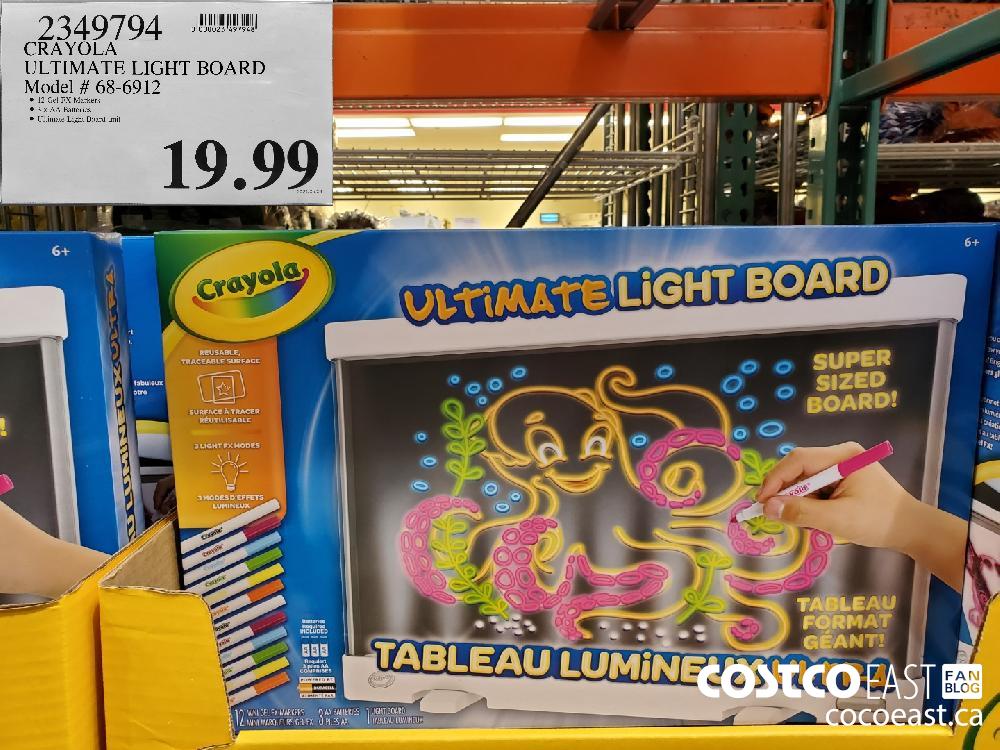 2349794 crayola ultimate light board model 68 6912 19 99 - Costco