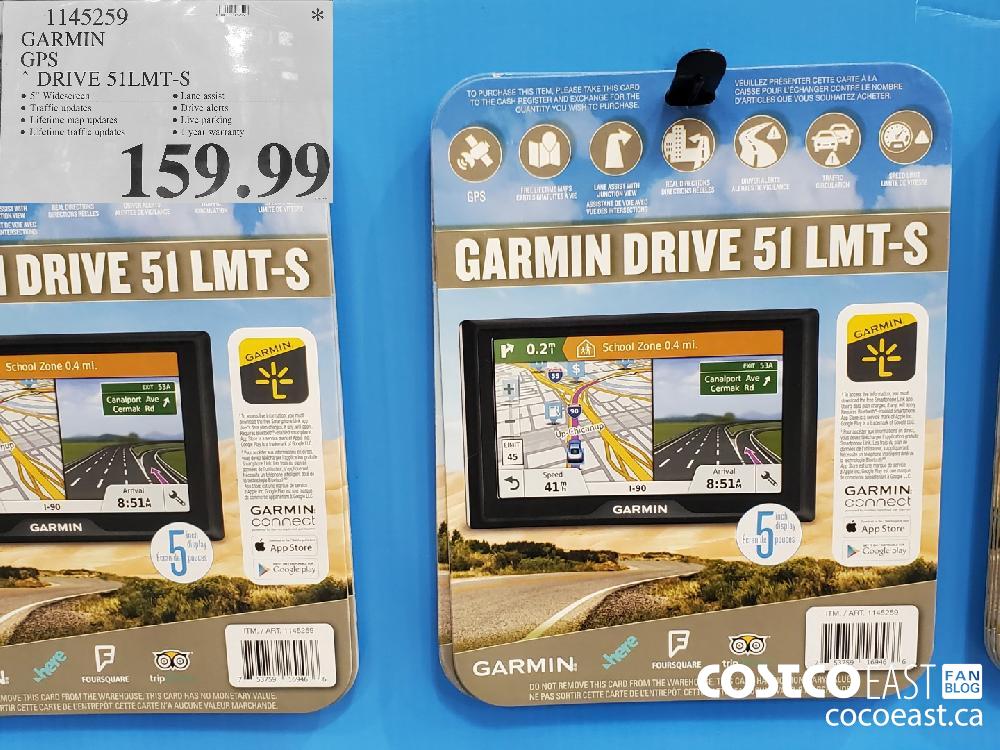 1145259 GARMIN GPS ~ DRIVE 51LMT-S $159.99