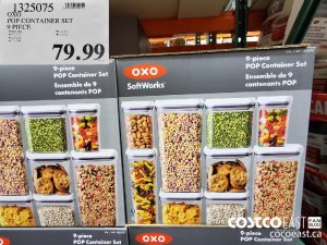 1325075
OXO POP CONTAINER SET 9 PIECE 
$79.99
