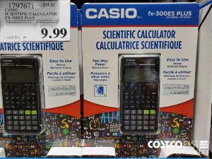 1797671
CASIO SCIENTIFIC CALCULATOR FX-300ES PLUS 
$9.99