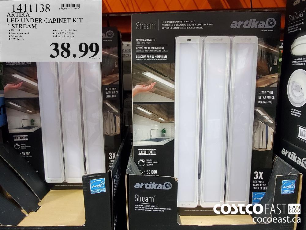 artika stream led under cabinet costco