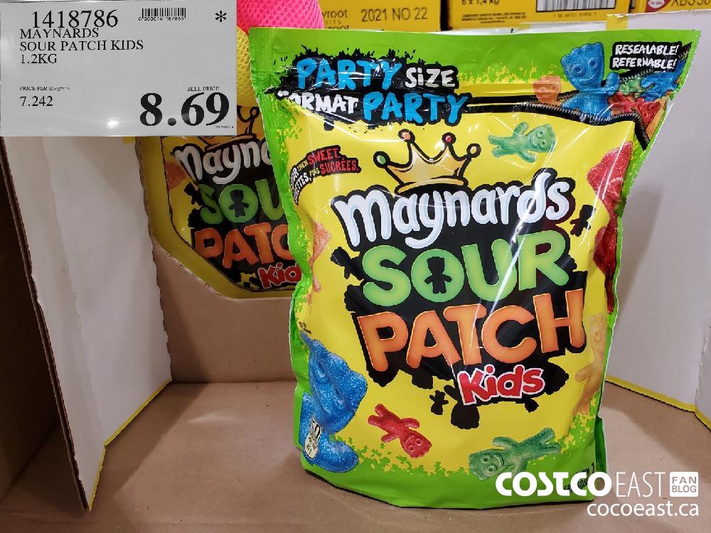 1418786 MAYNARDS SOUR PATCH KIDS 1.2KG $8.69