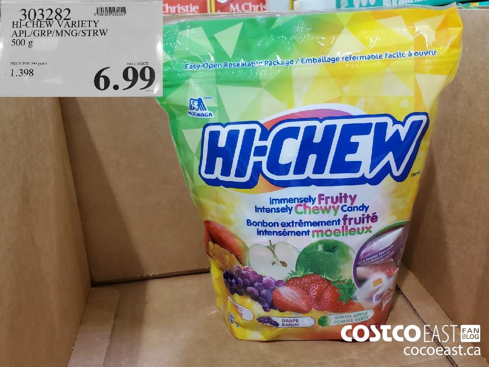 303282 HI-CHEW VARIETY APL/GRP/MNG/STRW 500 g $6.99