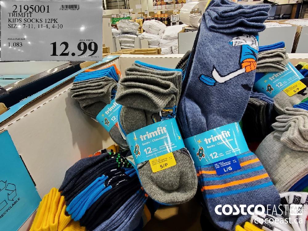 2195001 trimfit kids socks 12pk size 7 11 11 4 4 10 12 99 - Costco East Fan  Blog