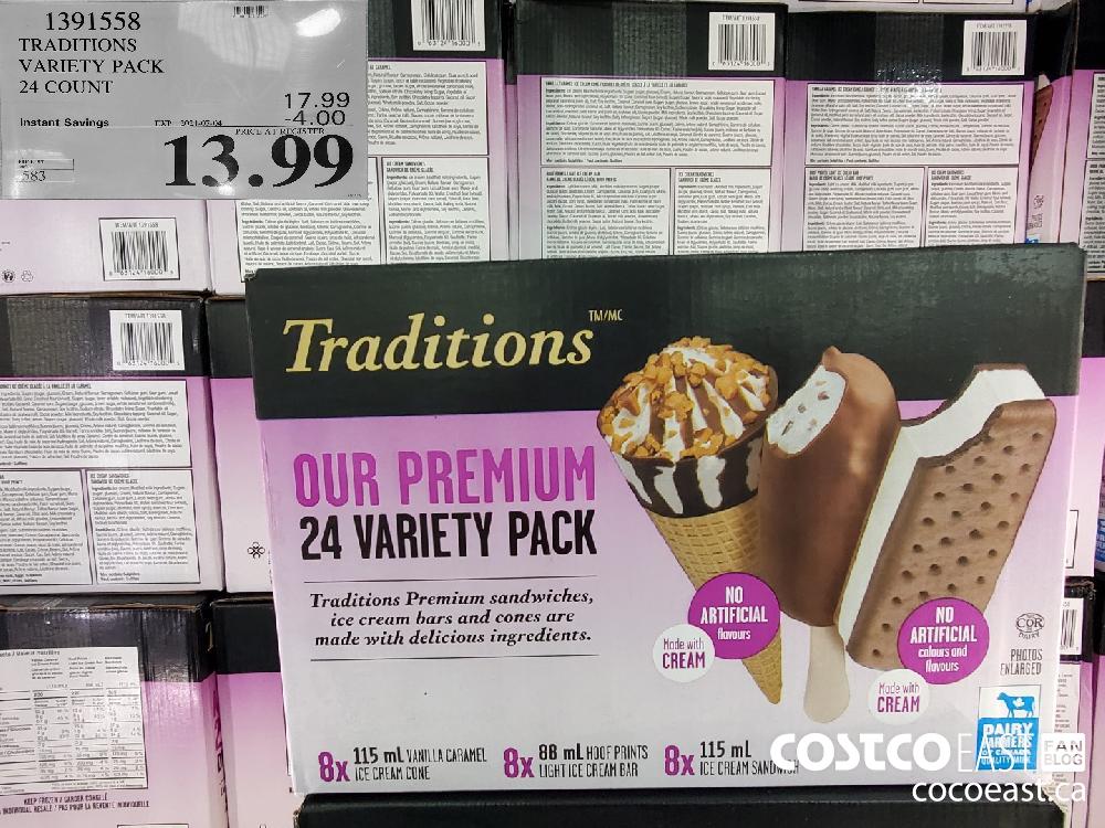 1391558 TRADITIONS VARIETY PACK ($4.00 INSTANT SAVINGS EXPIRES ON 2021-07-04) $13.99