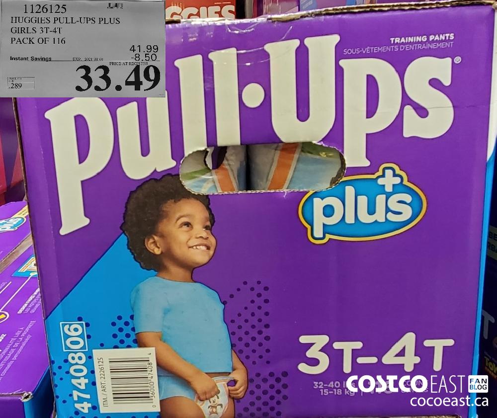 1126125 HUGGIES PULL UPS PLUS GIRLS 3T 4T PACK OF 116 9 50 INSTANT