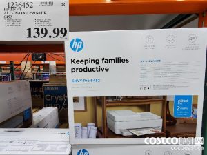 1236452
HP ENVY ALL-IN-ONE PRINTER 6452 
$139.99