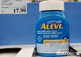 214143*BAYER ALEVE 220 MG 250 CAPLETS ($5.00 INSTANT SAVINGS EXPIRES ON 2021-07-18)$17.99
