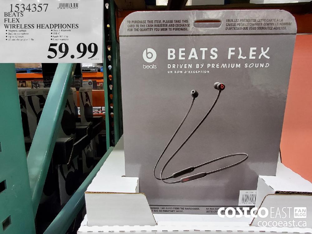 1534357 BEATS FLEX WIRELESS HEADPHONES $59.99
