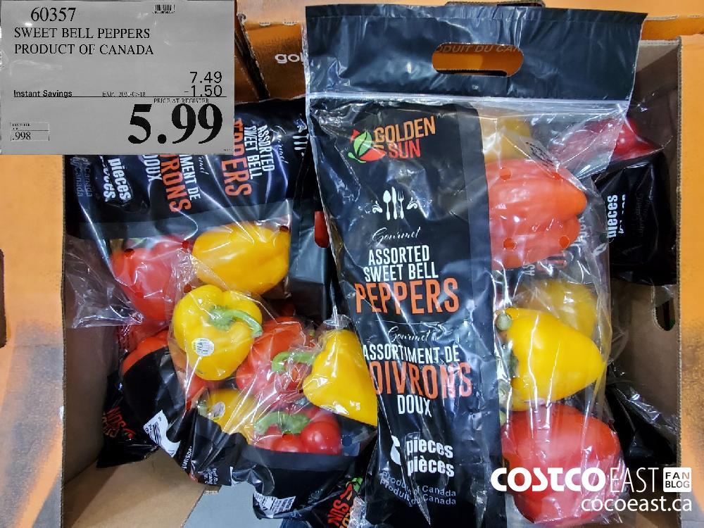 60357 SWEET BELL PEPPERS PRODUCT OF CANADA ($1.50 INSTANT SAVINGS EXPIRES ON 2021-07-18) $5.99