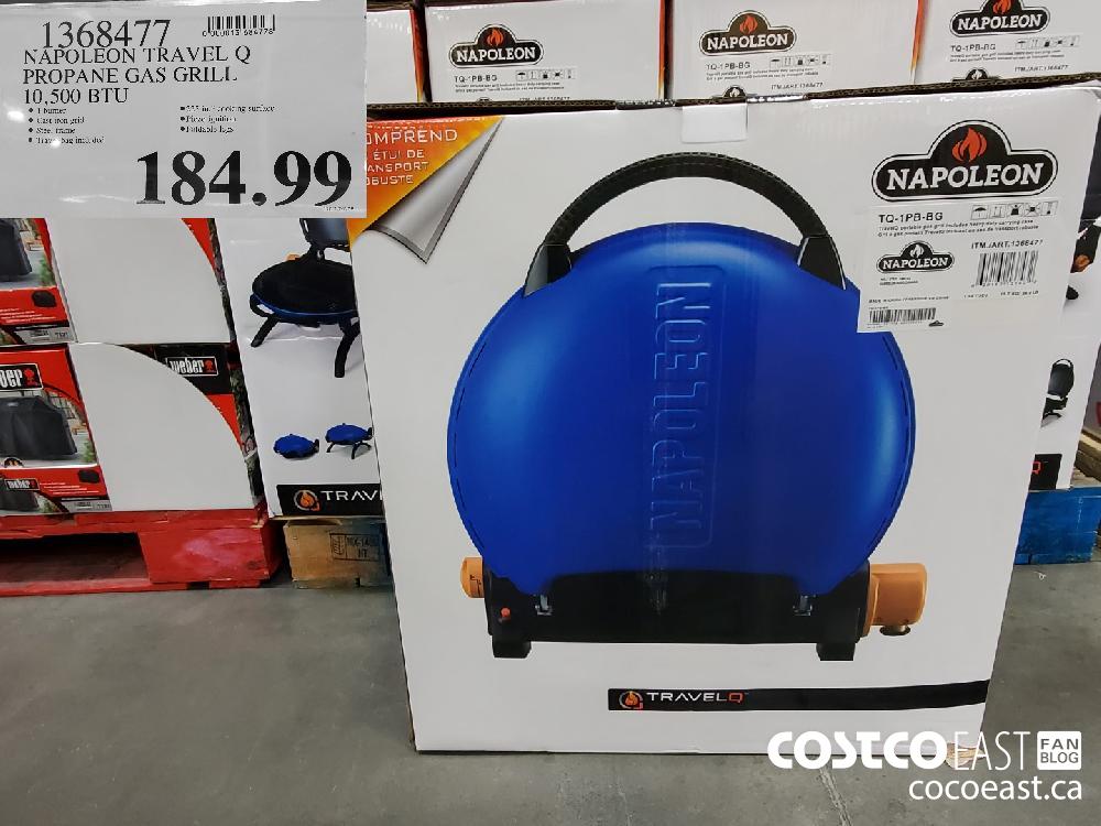 1368477 napoleon travel q propane gas grill 10 500 btu 184 99 Costco East Fan Blog