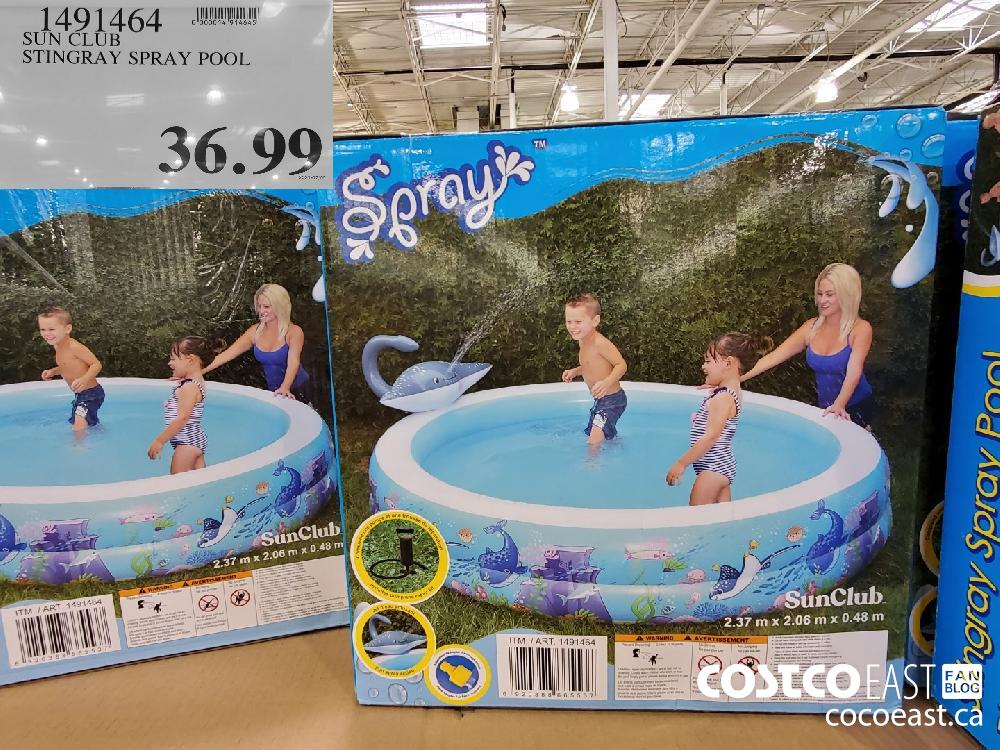 1491464 SUN CLUB STINGRAY SPRAY POOL $36.99