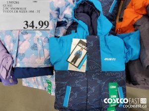 1305281GUSTI 2 PC SNOWSUIT TODDLER SIZES 18M - 3T $34.99